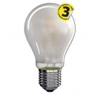 Emos LED žárovka Classic A60, 6.5W/60W E27, WW teplá bílá, 806 lm, Filament matná A++